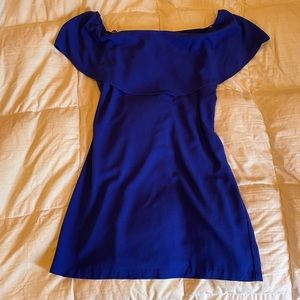 Charles Henry (Nordstrom) Off the shoulder, royal blue dress